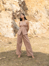 Linea Wrap Top - tan