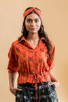Asymmetric Pleat Shorts