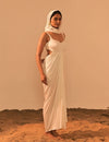 Poe Satin Drape Dress
