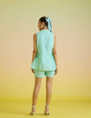 Mint-ini vest coord set