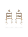 FRAME DROP EARRINGS gold