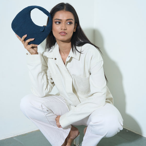 Zain Mini Hobo - Denim