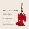 Raffia Fish Charm