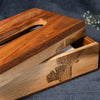 Print - Wooden Tissue Box