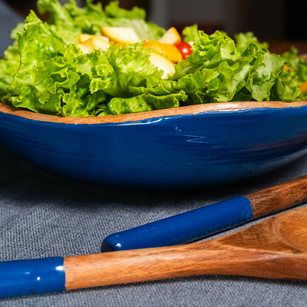 Salad Bowl - Abstract Blue