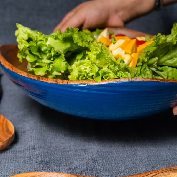 Salad Bowl - Abstract Blue