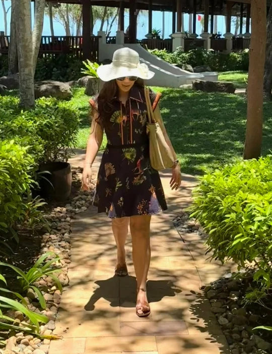 Cannes Cap Sleeve Dress