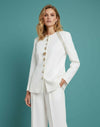 White Jacket Co-ord Set