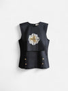 Solara black Flap Top