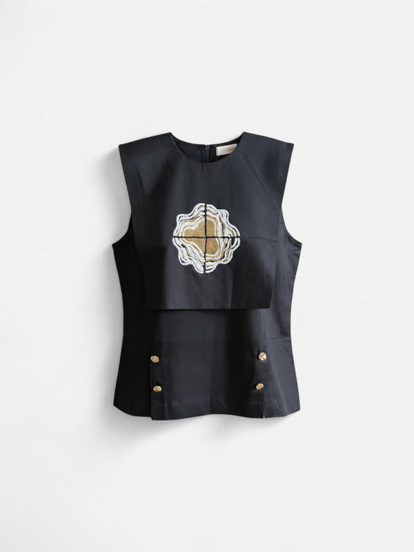 Solara black Flap Top
