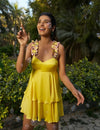 Gala Satin Mini Dress