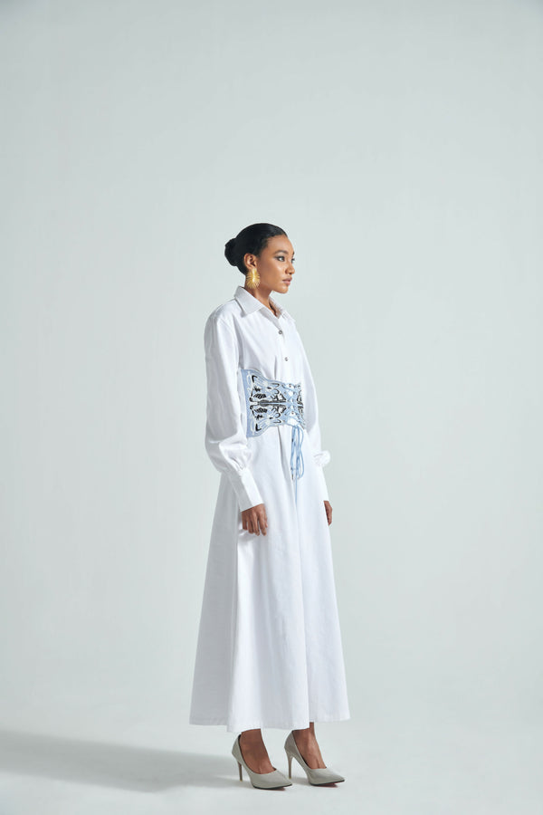 The Classic Corset Shirt Dress