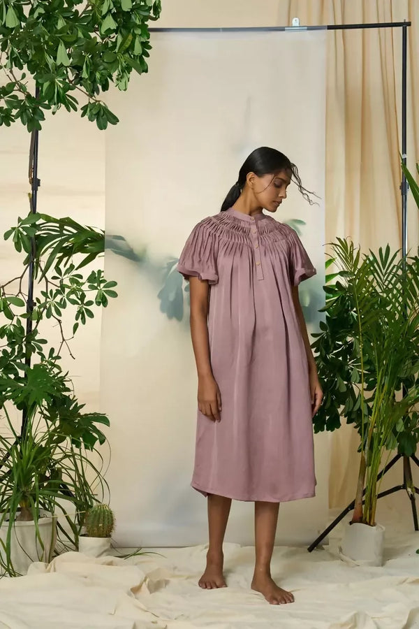 Grape Wine Eucalyptus Dress