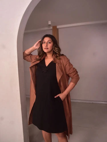 Tan Trench Jacket