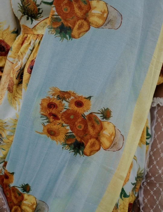 Sunflowers Saree