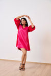 Red & Pink Short Party Dress