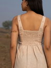 Meadow Flare Dress - beige