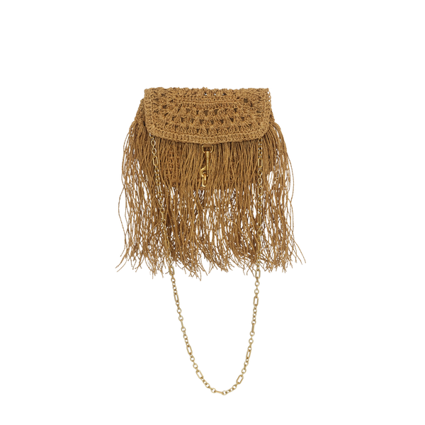 Raffia Crossbody - Natural