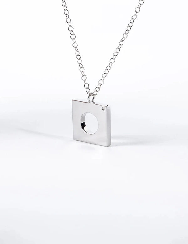 Edge Pendant Silver
