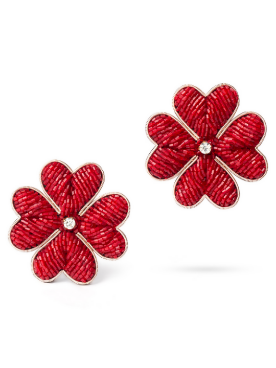 Macro Heart stud Earrings