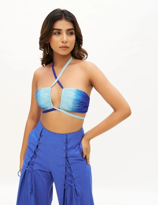 Fiori Color block top