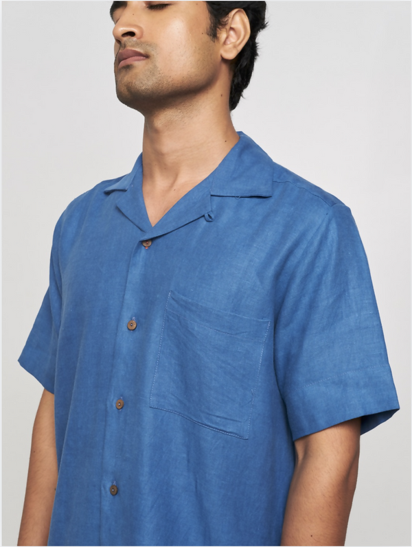 Indigo Camp Shirt