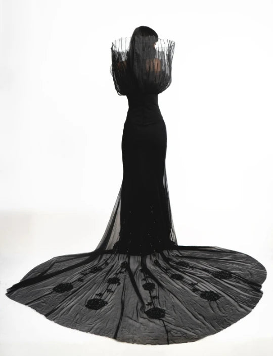 Mermaid Gown with Trail
