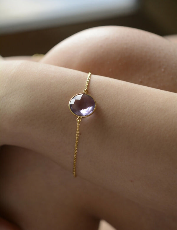 Pink Amethyst Bracelet