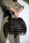 AMARA FRINGE Black Silver