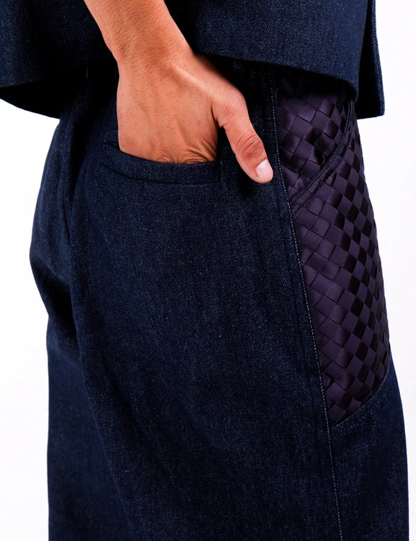 INDIGO DRIFT TROUSER