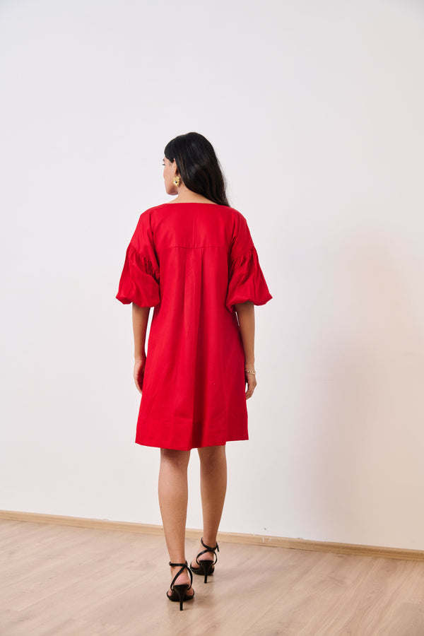 Red & Pink Short Party Dress