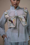 Meadows Reversible Tie-Up Blouse