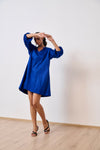Blue Short Party Dress