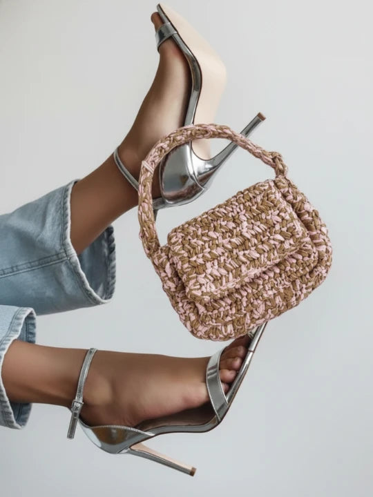 Aranya Handwoven Raffia Bag