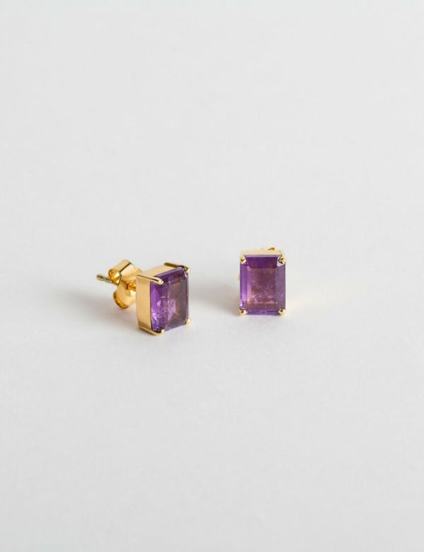 Amethyst big Drop Earrings