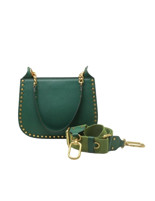 JENA X GREEN Studded Shoulder Bag