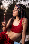 I'M A BIMBO- SCARLET CROCHET CROP TOP