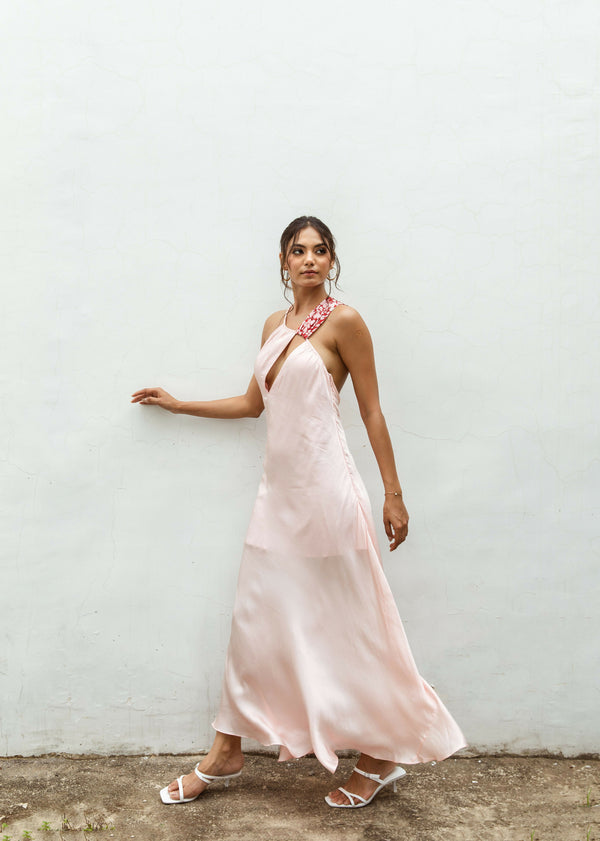 Silvia Maxi Asymmetrical Dress