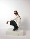 Lady In White Aloe Vera Shirt