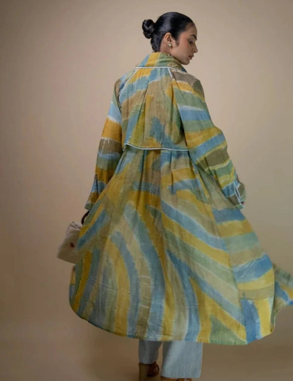 Meadows Unisex Hand Painted Trench