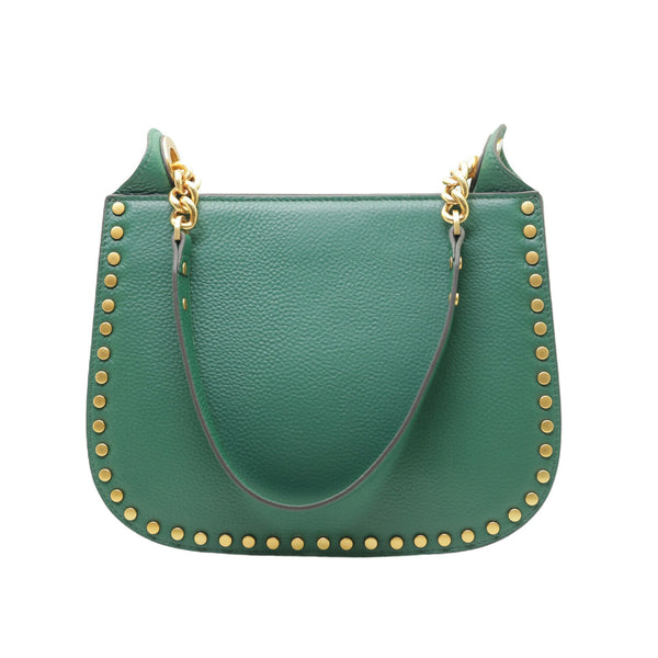 JENA X GREEN Studded Shoulder Bag