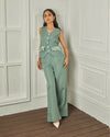 Ocean Eyes Waist Coat Coord set