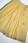 Gathered Skirt Yellow