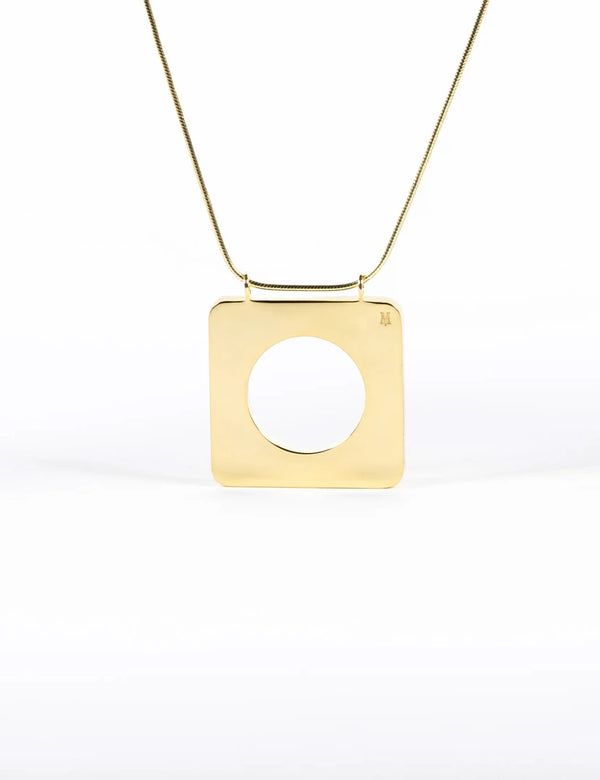 Edge Mega Pendant Gold