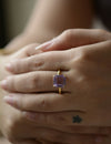 Big Amethyst stone Ring
