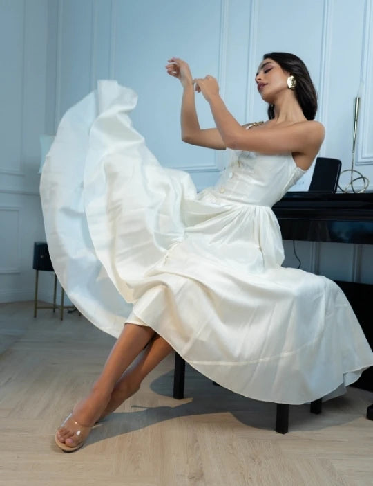 calf length dress