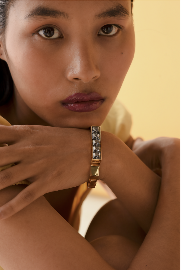 Golden Tan Bracelet- Grey