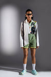 BRUSH STROKES CROP SHIRT