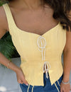 Mimosa Corset Yellow