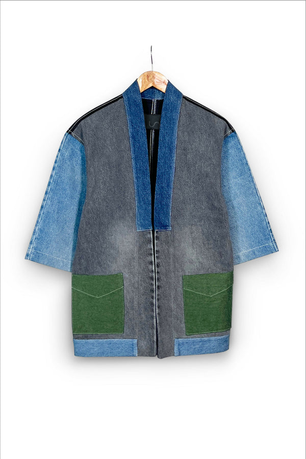 Un Denim - Upcycled Denim Kimono Jacket | 171